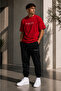 Per Aspera Ad Astra Printed Cotton Oversize T-Shirt Tracksuit Set - 2