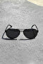 Black Men's Sunglasses Polarized Glass Light Frame - 5