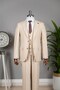 Exclusive Vest Suit Beige - 2