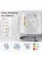 Medical Grade Fully Automatic Wrist Blood Pressure Monitor with Large LED Screen Voice Broadcast Type-C Rechargeable Portable Silver - 7