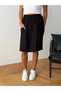 Women's 100% Linen High Waist Elastic Shorts with Pockets – Comfortable Fit Summer Natural Linen Shorts