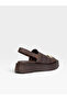 2920 Women's Genuine Leather Flat Sandals - 5 cm - 5