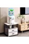 NightStand, Bedside Tables with Storage Shelf and Drawer, Modern End Table Side Table, Bedroom Storage Cabinet, Wood Night Stand Sofa Side Table for Living Room Bedroom,40*34*50cm (White) - 4