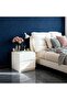 40*41*60cm Simple NightStand Bedside Table with Storage Wooden End Side Table with 2 Storage Drawers for Living Room and Bedroom White - 3