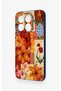 Mi 15t 5g Compatible Orange Lily Pattern Silicone Case - 4