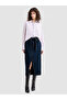 Women Dallas Denim Belted Midi Skirt - 2