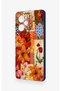 Poco X5 Pro Compatible Orange Lily Patterned Silicone Case - 4