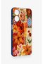 Realme 10 Compatible Orange Lily Patterned Silicone Case - 3