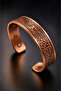 100% Pure Copper Magnetic Bracelet with Tree of Life and Celtic Weave Pattern for Men, Adjustable Handmade Premium Design