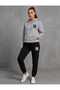 Hooded Tracksuit 2-Piece Combination Winter 3-Line Printed Women'S/Men's Unisex Model