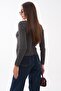 Women's Knitted Patterned Button Closure Knitwear Cardigan 265161 - - 5