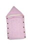 Natural Knitwear Baby Swaddle with Welsoft Inside, Hooded, Buttoned, Breathable Winter Baby Swaddle - 2
