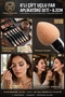 6-Piece Double-Ended Eyeshadow Applicator Set 6.2 cm Eye Makeup Sponge 723479 - 5