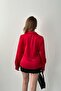Red Gold Accessory Detailed Satin Blouse - 5