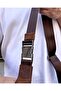 Genuine Leather Zippered Premium Crossbody Bag 2161 - 8