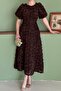 Coffee Rose Dress - 3