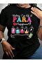 Paraprofessional T- Back To School Black Graphic T Shirts Tee - 2