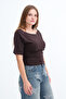 Side Gathered T-Shirt P1913 - 4