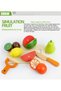 17 Pcs Wooden Play Food, Shopping Bag & List. Magnetic Toddler Cutting Set, Play Food Sets for Kids Kitchen, Pretend Play Toys - 3