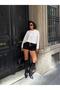 Women's Crew Neck Oversize Basic Premium Knitwear Sweater - 4
