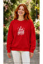 Women's Retro Butterfly Floral Pattern Printed Round Crew Neck Long Sleeve Sweatshirt
