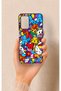 Oppo A55 Compatible Britto Garden Patterned Silicone Case