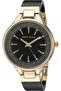 Women's AK/1408CRCR Premium Crystal Accented Cream Bangle Watch