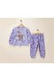 Teddy Bear Printed Baby Girl Pajama Set - 4