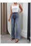 High Waist Front Seam Jean