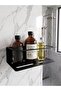 Metal Bathroom Organizer Single Layer Shelf Organizer Bathroom Shelf Shampoo Holder Soap Holder