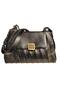 25Yg691 Imported Premium Pleated Model Women's Business Hand and Shoulder Bag