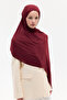 Comfort Cotton Shawl - Burgundy - 4