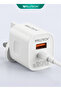 WELLTECH HC12 38W Fast Charger USB-C PD & QC3.0 Dual Port Power Adapter, Fast Charging Wall Charger for iPhone, Samsung, Android, Tablets and Other Compatible Devices - 7