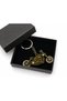 Vintage Motorcycle Figured Metal Keychain – Stylish Accessory for Motor Enthusiasts - 2