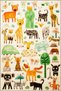 Dido 2 Collection Kids Rug Theme Mixed Animal And Tree Pattern Modern Decorative Carpet 3226