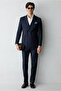 6 Drop Regular Fit Standard Cut Pointed Collar Striped Double Breasted Suit - 5
