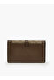 Monogram Textured Wallet with Flap Closure - 2