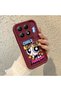 Mi 14t Pro Compatible Case Camera Protective Cartoon Pattern Maroon Lover Couple Silicone Phone Case - 3