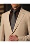 Regular Fit Men's Mono Collar Jacket Pants Suit Beige T20121-09 - 2
