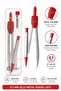 0.7 Tip Metal Pencil Red 1 Piece Fixpoint Boxed Metal Pencil Versatil Tip Mechanical Pencil Push Pen