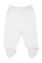 Baby Boy Natural 100% Cotton Ecru Gray Flying Balloon Embroidered 5 Piece Hospital Discharge Set - 4