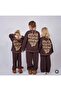 Contrast Stitched Cotton Premium Fabric Children's Tracksuit Set - 3