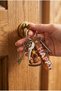 Cute Capybara Figured Silicone Brown Keychain & Bag Charm - 3