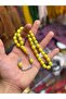 Yellow Bleeding Vine Catalin Prayer Beads