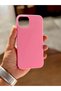 Candy Pink Phone Case Compatible with iPhone 13/14 Premium Matte Silicone Cover Dirt and Stain Resistant Wipeable Surface Camera Protected Stylish and Minimalist Design Daily Use Case