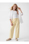 Nevavm Barrel Fit Girls' Jean Pants with Difference in Length