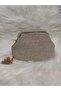 Hand Knitted Glittery Chain Strap Bag – 24X17 cm - 3
