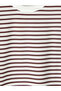 Striped Oversize Women's Sweatshirt Tunic - 6