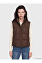 High Collar Women's Puffer Vest