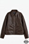 Brshk Model Relaxed Fit Four Seasons Viral Men's Leather Jacket Coat - 4